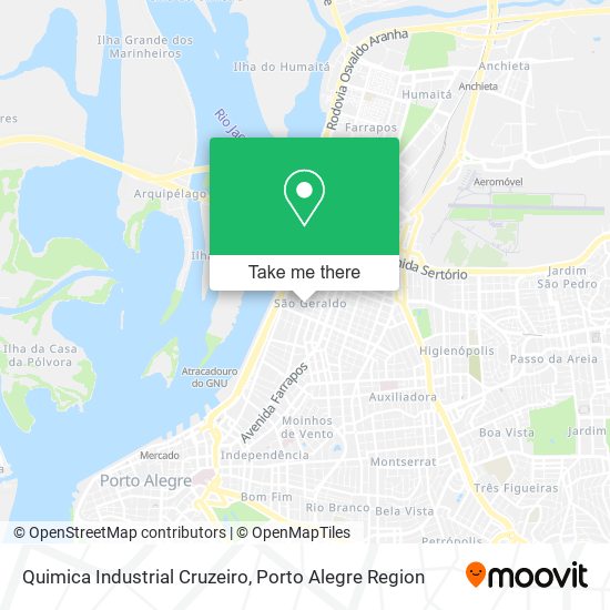 Mapa Quimica Industrial Cruzeiro