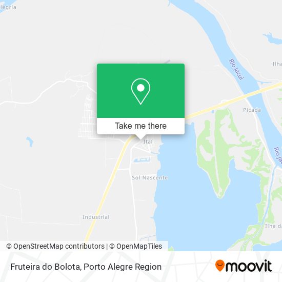 Fruteira do Bolota map
