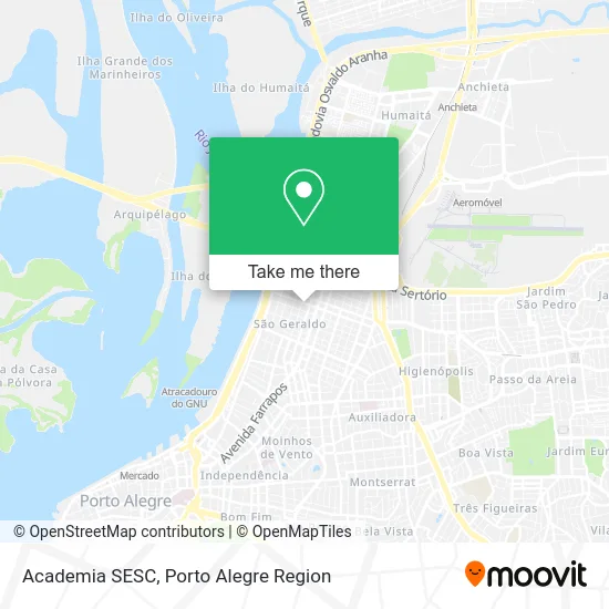 Academia SESC map