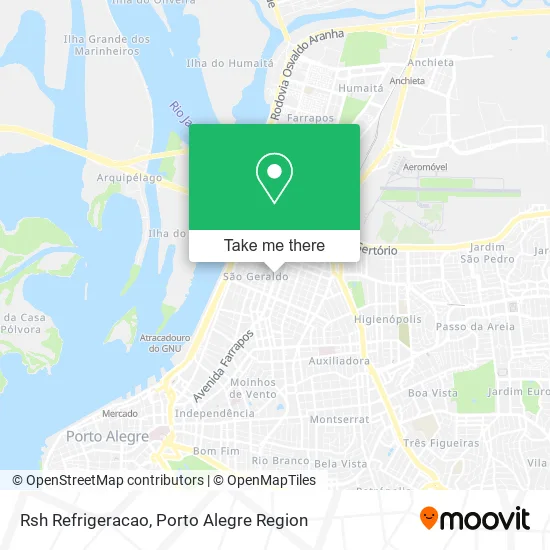 Rsh Refrigeracao map