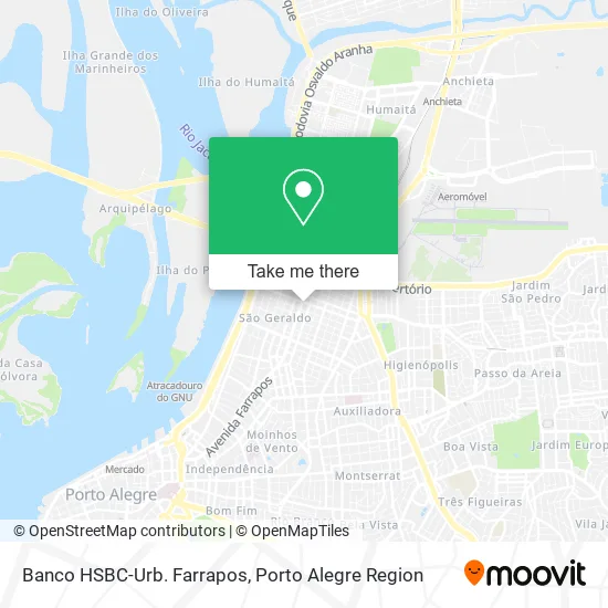 Banco HSBC-Urb. Farrapos map