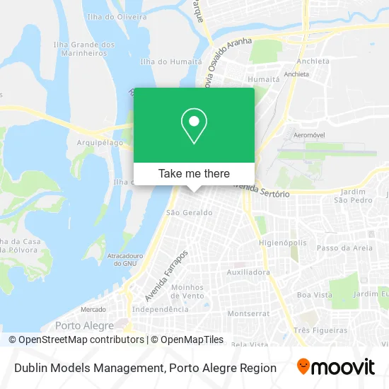 Dublin Models Management map