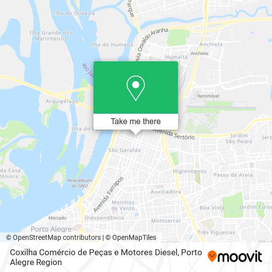 Coxilha Comércio de Peças e Motores Diesel map