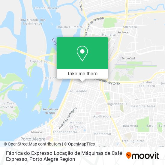 Fábrica do Expresso Locação de Máquinas de Café Expresso map