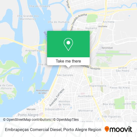 Embrapeças Comercial Diesel map