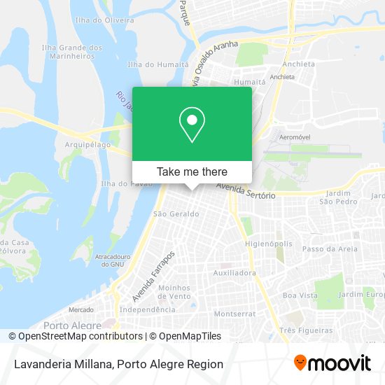 Lavanderia Millana map