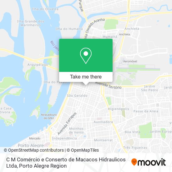 C M Comércio e Conserto de Macacos Hidraulicos Ltda map