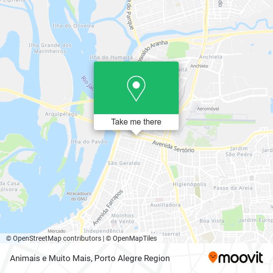 Animais e Muito Mais map