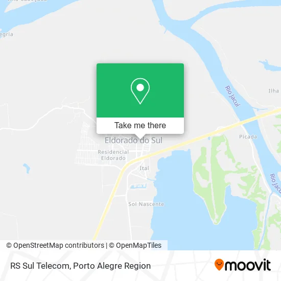 RS Sul Telecom map