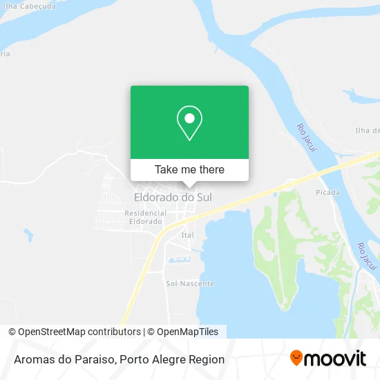 Aromas do Paraiso map