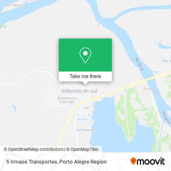 5 Irmaos Transportes map