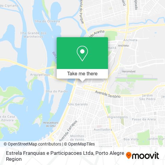 Estrela Franquias e Participacoes Ltda map