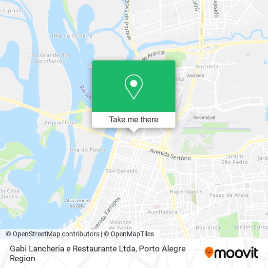 Gabi Lancheria e Restaurante Ltda map