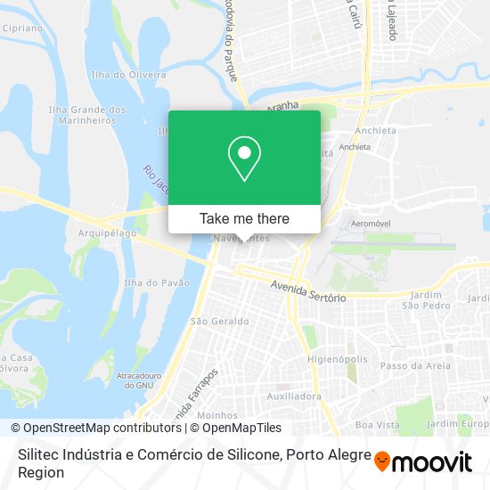 Silitec Indústria e Comércio de Silicone map