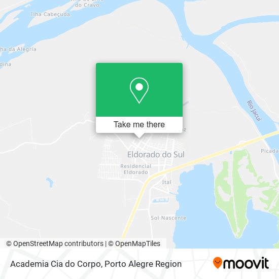 Academia Cia do Corpo map