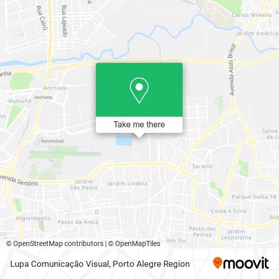 Lupa Comunicação Visual map