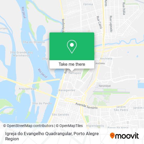 Igreja do Evangelho Quadrangular map