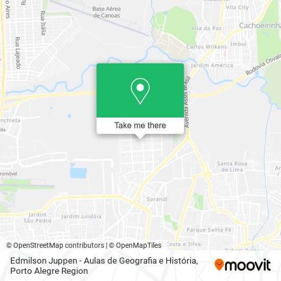 Edmilson Juppen - Aulas de Geografia e História map