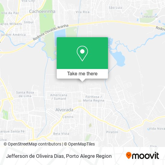 Jefferson de Oliveira Dias map