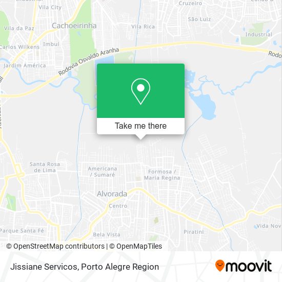Jissiane Servicos map