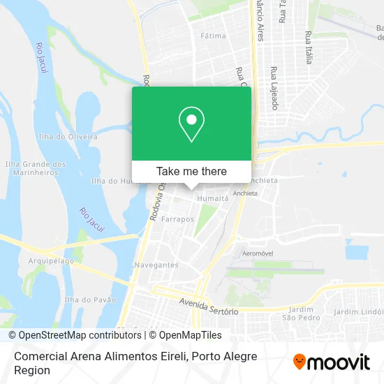 Comercial Arena Alimentos Eireli map