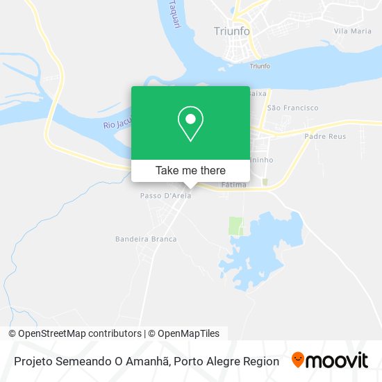 Projeto Semeando O Amanhã map