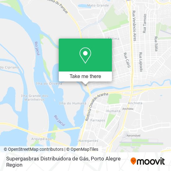 Supergasbras Distribuidora de Gás map