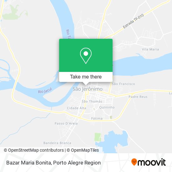 Bazar Maria Bonita map