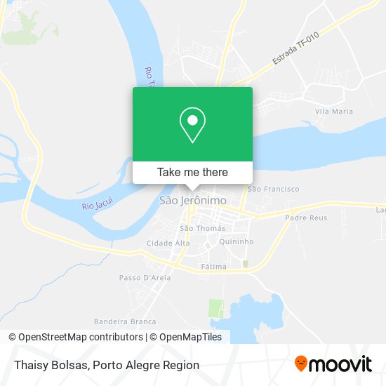 Thaisy Bolsas map