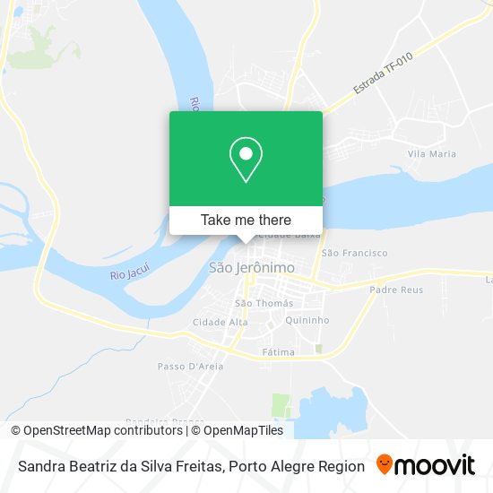 Sandra Beatriz da Silva Freitas map