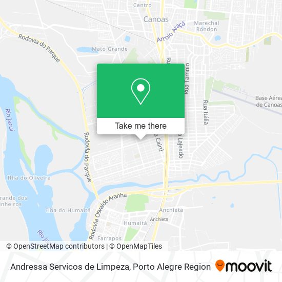 Andressa Servicos de Limpeza map