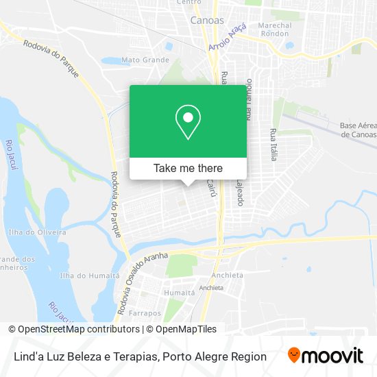 Lind'a Luz Beleza e Terapias map