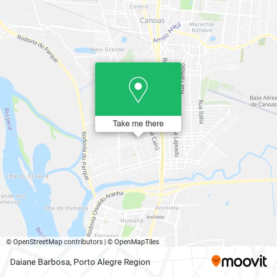 Daiane Barbosa map