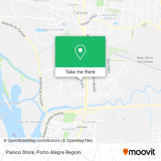 Panico Store map