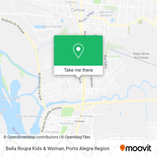 Bella Roupa Kids & Woman map