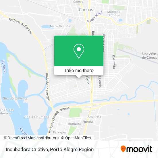 Incubadora Criativa map