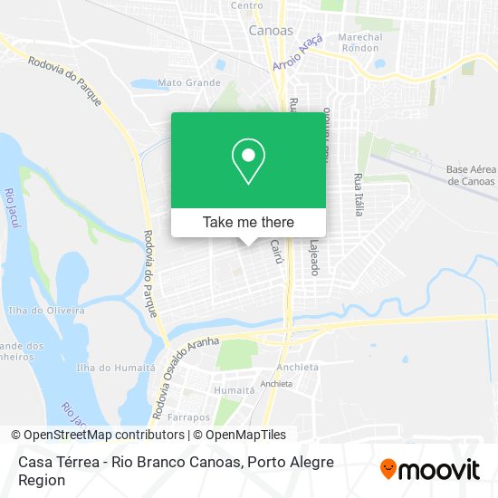 Mapa Casa Térrea - Rio Branco Canoas