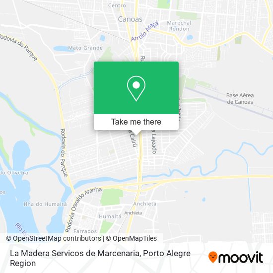 La Madera Servicos de Marcenaria map