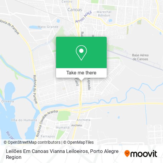 Leilões Em Canoas Vianna Leiloeiros map