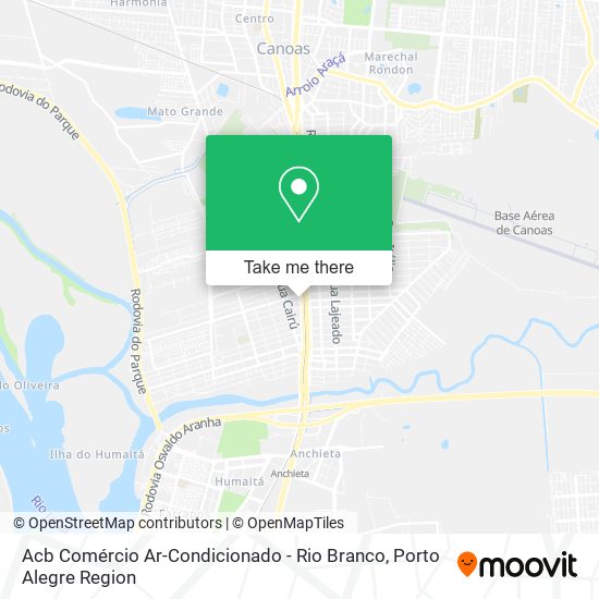 Acb Comércio Ar-Condicionado - Rio Branco map