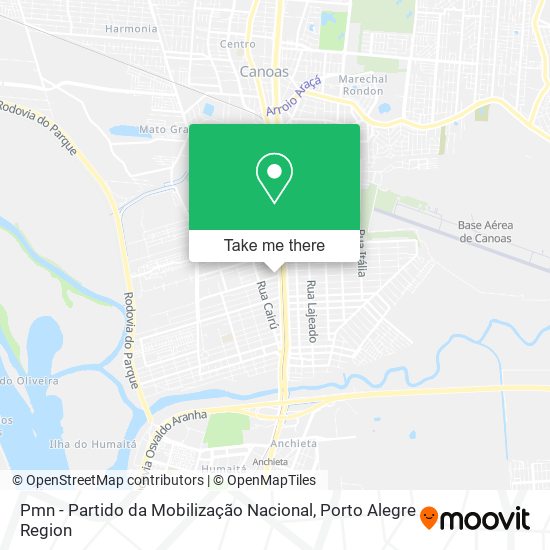 Pmn - Partido da Mobilização Nacional map