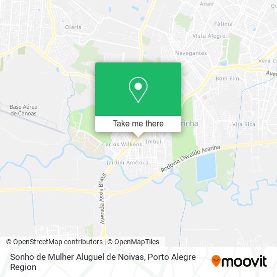 Sonho de Mulher Aluguel de Noivas map