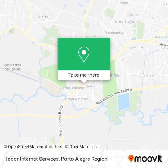 Idoor Internet Services map
