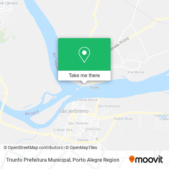 Triunfo Prefeitura Municipal map