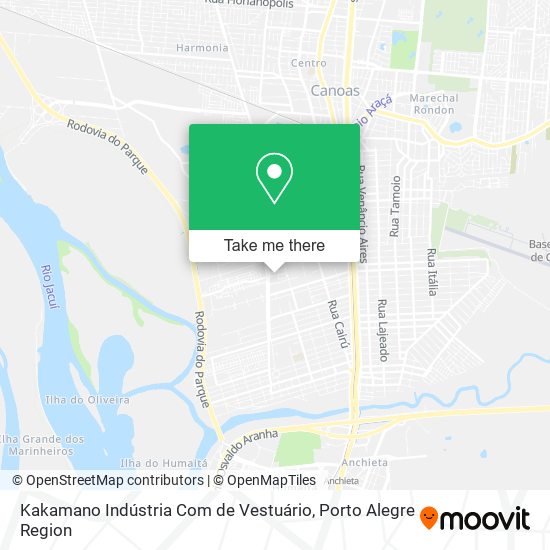 Kakamano Indústria Com de Vestuário map