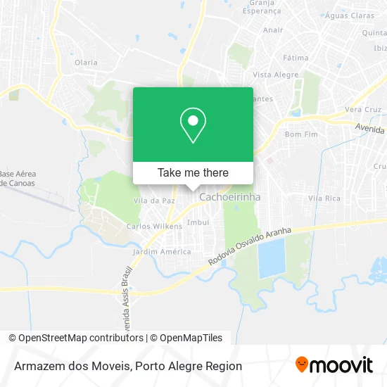 Armazem dos Moveis map