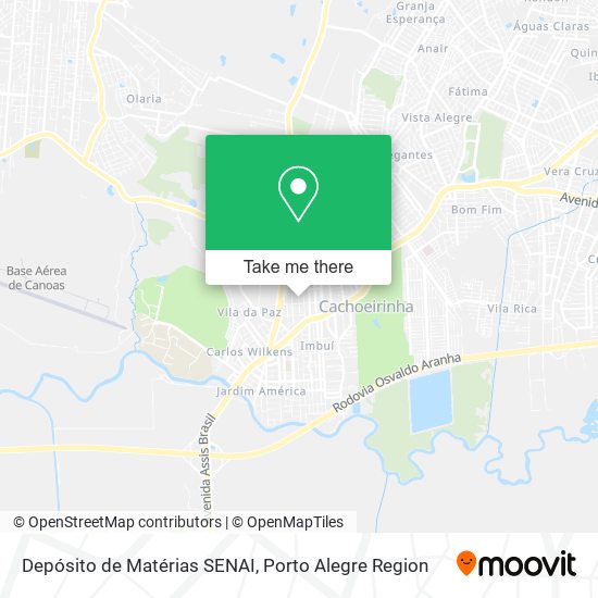 Depósito de Matérias SENAI map