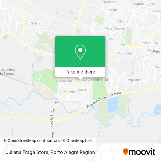 Juliana Fraga Store map