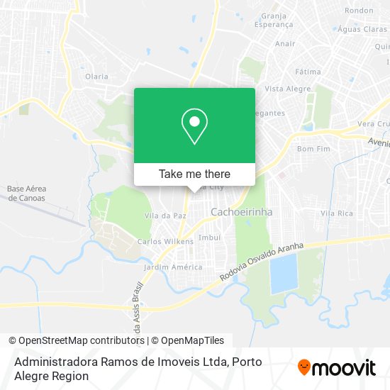 Mapa Administradora Ramos de Imoveis Ltda