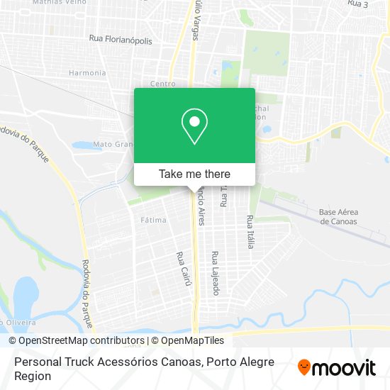 Personal Truck Acessórios Canoas map